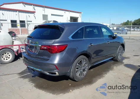 2020 Acura Mdx Technology Package z USA, uszkodzony, nr VIN 5J8YD4H54LL030332